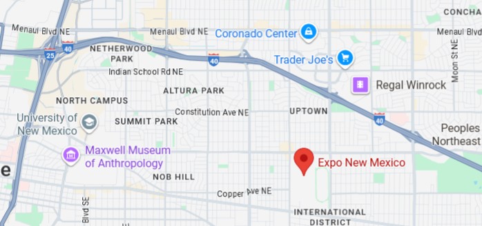 expo map